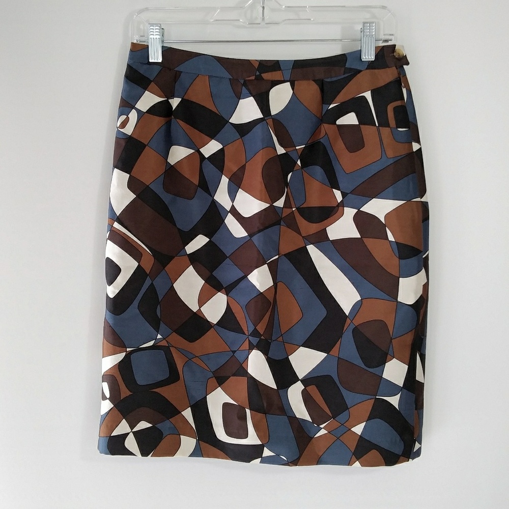 Michael Kors Silk & Wool Blend Skirt Sz 6
